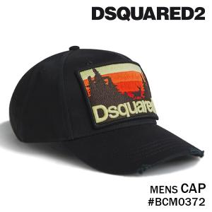 DSQUARED2 ディースクエアード CAP キャップ/帽子/刺繍/野球帽 グラデーション ダメージ加工 メンズ/レディース フリーサイズ BCM0372｜shinkirohjacket