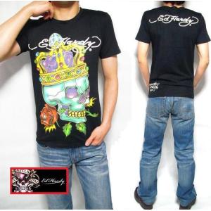 エドハーディー Tシャツ ラインストーン Ed Hardy（エド・ハーディー） Tシャツ メンズ ロンT ギャンブル