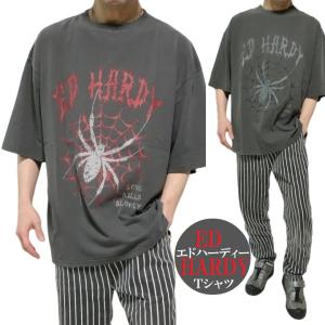 Ed Hardy（エド・ハーディー） スカルプリント チェックシャツ