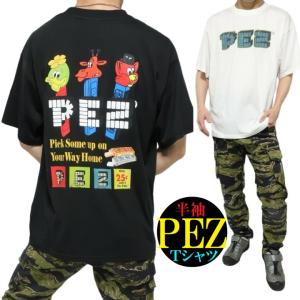 PEZ(ペッツ) Tシャツ 半袖 薄手 服 グッズ オーバーサイズ メンズ レディース ユニセックス ライセンス