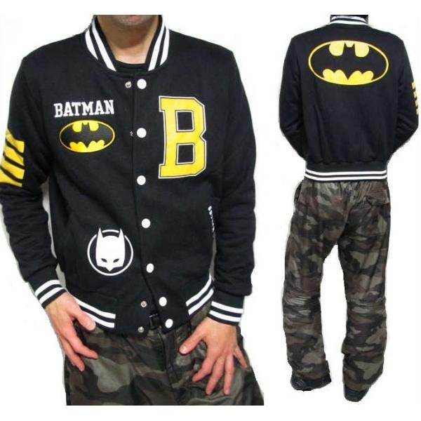 スタジャン ジャケット メンズ バットマン BATMAN スタジアムジャンパー