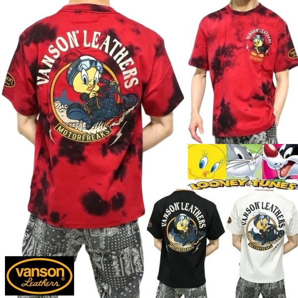 vanson Tシャツ 半袖 VANSON バンソン ルーニー・テューンズ/ルーニーテューンズ ライ...