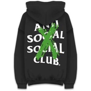 ANTI SOCIAL SOCIAL CLUB【アンチソーシャルシーシャルクラブ】CANCELLED REMIX BLACK SWEAT HOODIE / BLACK @19000｜shinkirou