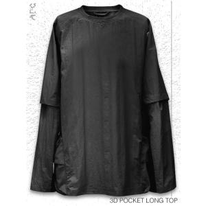 ARCHIVAL REINVENT【 アーカイバル レインベント 】3D POCKET LONG TOP TEFLON【 3D ポケットロングトップ】 / BLACK @16000｜shinkirou