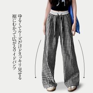 ワイドパンツ レディース 夏 涼感 冷感 速乾...の詳細画像1
