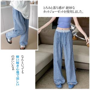 ワイドパンツ レディース 夏 涼感 冷感 速乾...の詳細画像4
