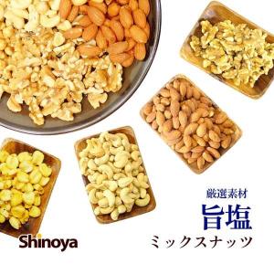 旨塩 ナッツ ミックスナッツ 洋酒の おつまみ ビールにも 5種の旨塩 食感を楽しむ カシューナッツ アーモンド クルミ ジャイコン 業務用サイズ