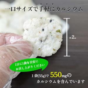 黒胡麻いわしせんべい 55g 10パックセット...の詳細画像2