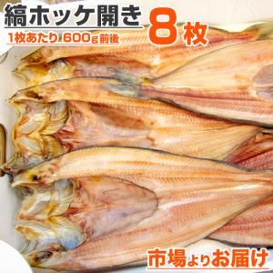 しまホッケ 8枚セット 1尾600ｇ前後 送料0円 縞ホッケ...