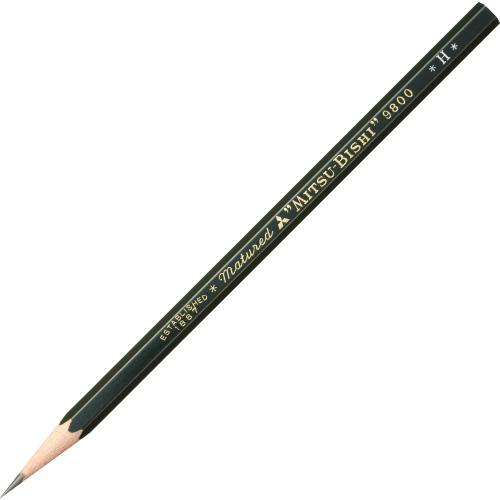 鉛筆 K9800 H 12本入   三菱鉛筆
