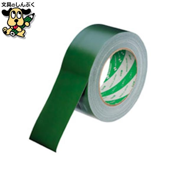 梱包用布テープ ニチバン カラー布テープ 102N-50 50mm×25m 緑