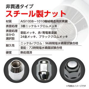 爆買い ホイールナット 袋ナット 非貫通 M1...の詳細画像4