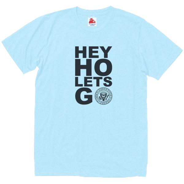 RAMONES ラモーンズ　音楽Tシャツ ロックTシャツ バンドTシャツ　ライトブルー