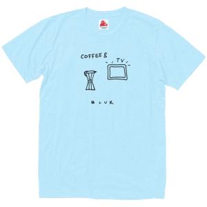 Blur  ブラー　音楽Tシャツ ロックTシャツ バンドTシャツ　ライトブルー｜SHINSEITECH