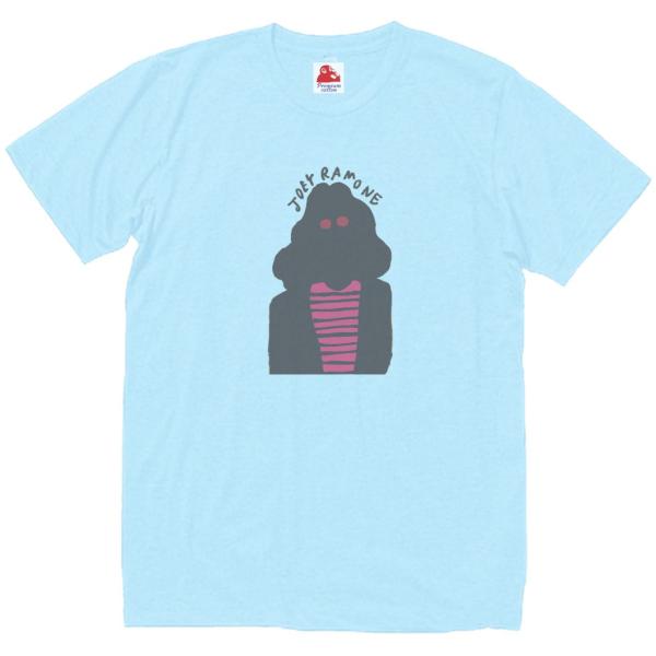 ラモーンズ  Ramones　音楽Tシャツ ロックTシャツ バンドTシャツ　ライトブルー