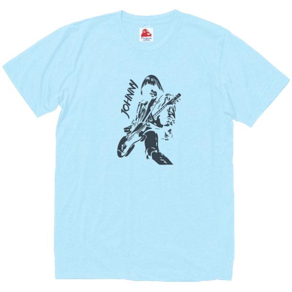 ラモーンズ Ramones　音楽Tシャツ ロックTシャツ バンドTシャツ　ライトブルー