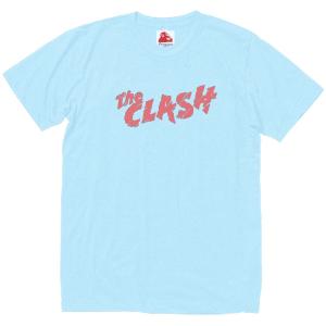 THE CLASH  ザ・クラッシュ　音楽Tシャツ ロックTシャツ バンドTシャツ　ライトブルー