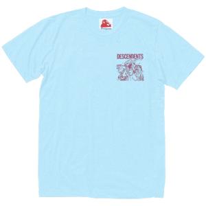 ディセンデンツ  Descendents　音楽Tシャツ ロックTシャツ バンドTシャツ　ライトブルー｜shinseitech