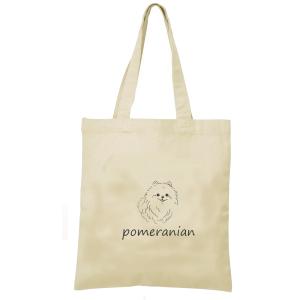 リス トートバッグ キャンバス 12oz 綿100％ ナチュラル色 動物 生き物