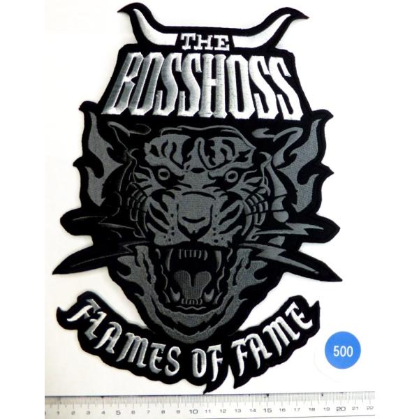 アイロンワッペン　BIGワッペン　トラ　虎　THE BOSSHOSS　アイロンワッペン《刺繍ワッペン...