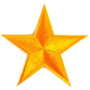 アイロンワッペン　ワッペン　クロス（十字）・星（スター）　刺繍ワッペン　アイロンで貼れるワッペン｜shinseitech