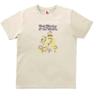 BOB MARLEY  ボブ マーリー　音楽Tシャツ ロックTシャツ バンドTシャツ　ライトベージュ｜shinseitech