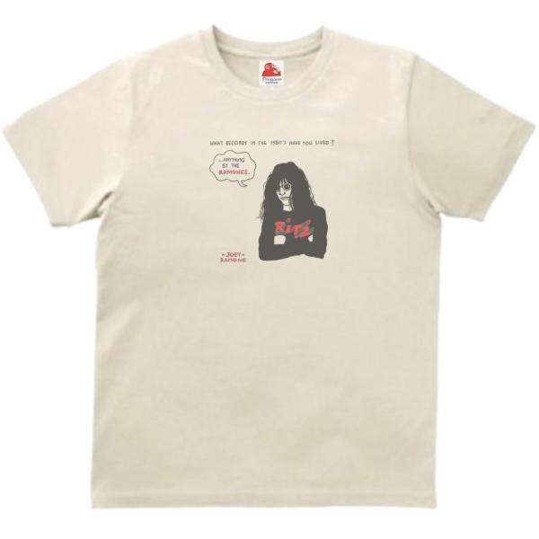 ラモーンズ  Ramones　音楽Tシャツ ロックTシャツ バンドTシャツ　ライトベージュ