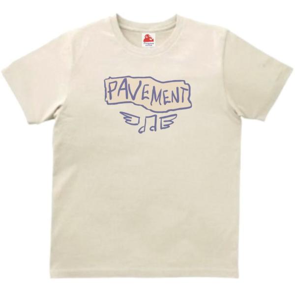ペイヴメント  Pavement　音楽Tシャツ ロックTシャツ バンドTシャツ　ライトベージュ