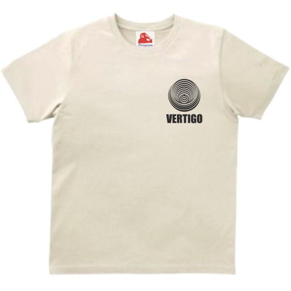 ヴァーティゴ Vertigo　音楽Tシャツ ロックTシャツ バンドTシャツ　ライトベージュ