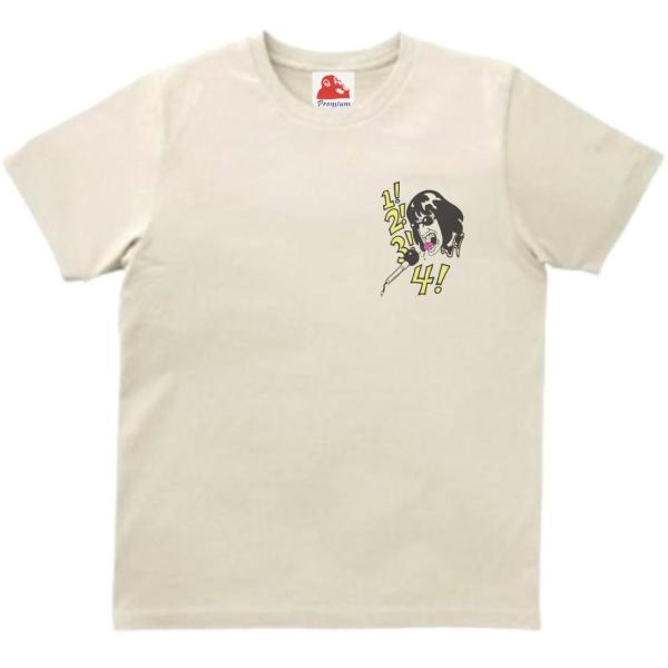 ラモーンズ Ramones　音楽Tシャツ ロックTシャツ バンドTシャツ　ライトベージュ