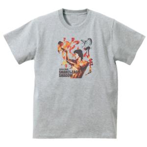 ジャッキーチェン　バンド シネマ ロック Tシャツ ハイクオリティヘビーウェイト 透けない 厚手 7.4オンス グレー