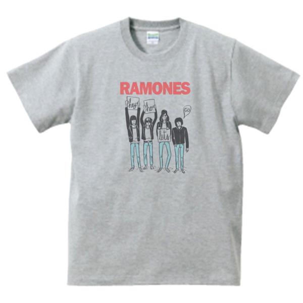 RAMONES  ラモーンズ　バンド シネマ ロック Tシャツ ハイクオリティヘビーウェイト 透けな...