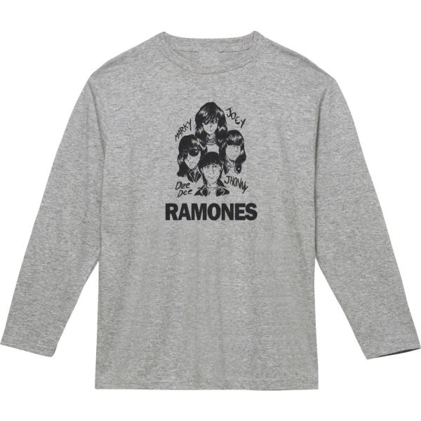 ラモーンズ  Ramones　音楽Tシャツ ロックTシャツ バンドTシャツ 長袖Tシャツ ロングスリ...