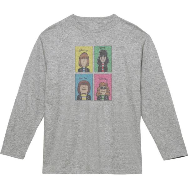 ラモーンズ Ramones　音楽Tシャツ ロックTシャツ バンドTシャツ 長袖Tシャツ ロングスリー...