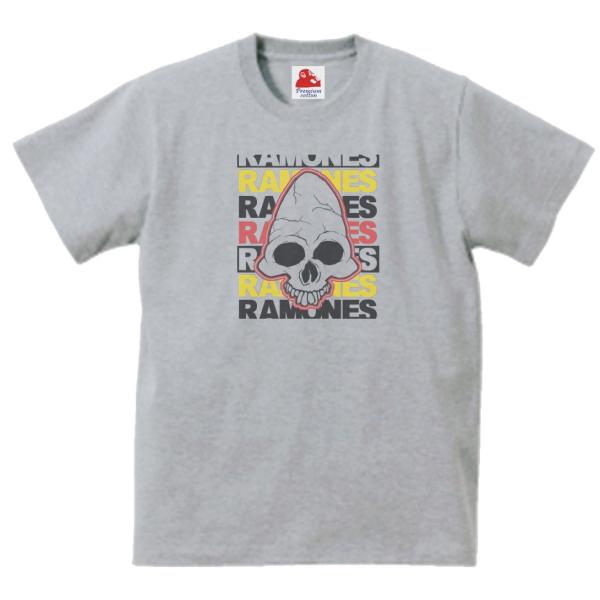 ラモーンズ Ramones　音楽Tシャツ ロックTシャツ バンドTシャツ　グレー