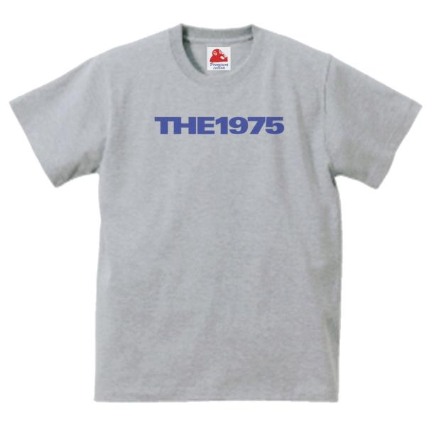 THE 1975　音楽Tシャツ ロックTシャツ バンドTシャツ　グレー