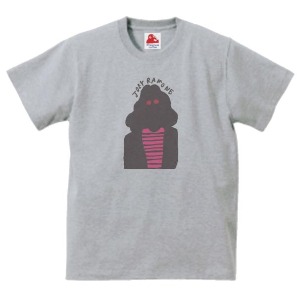 ラモーンズ  Ramones　音楽Tシャツ ロックTシャツ バンドTシャツ　グレー