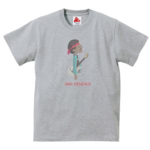 ジミ・ヘンドリックス Jimi Hendrix バンド ロック Tシャツ 白 : T