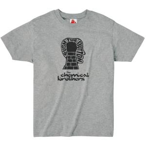 ケミカル ブラザーズ  The Chemical Brothers　音楽Tシャツ ロックTシャツ バンドTシャツ　グレー｜shinseitech