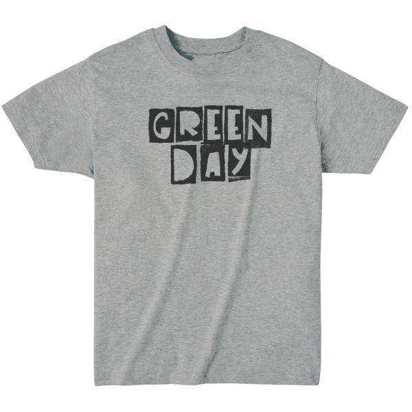 グリーン デイ Green Day　音楽Tシャツ ロックTシャツ バンドTシャツ　グレー