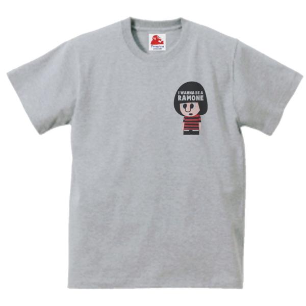 ラモーンズ  Ramones　音楽Tシャツ ロックTシャツ バンドTシャツ　グレー