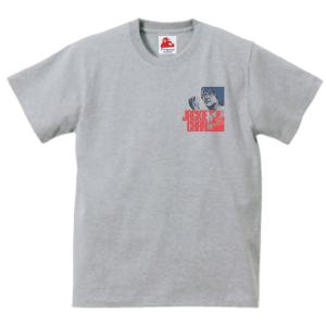 ジャッキーチェン　音楽Tシャツ ロックTシャツ バンドTシャツ　グレー