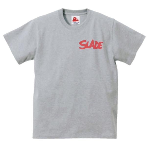 スレイド Slade　音楽Tシャツ ロックTシャツ バンドTシャツ　グレー