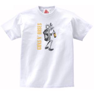 ガンズアンドローゼズ  Guns N' Roses　バンド　シネマ　ロック　Tシャツ　ハイクオリティヘビーウェイト　透けない 厚手 7.4オンス｜shinseitech