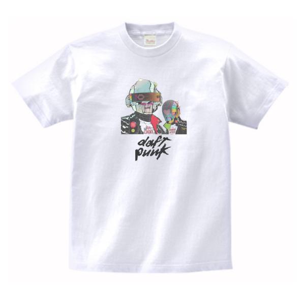 daft punk　バンド　シネマ　ロック　Tシャツ　ハイクオリティヘビーウェイト　透けない 厚手 ...