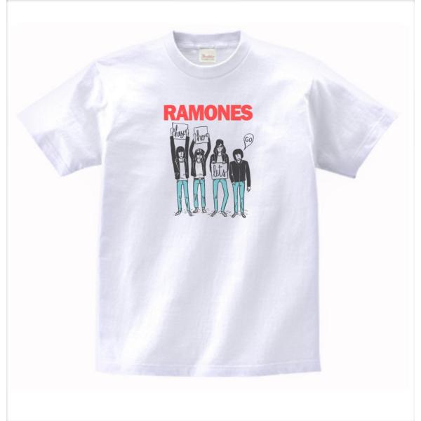 RAMONES  ラモーンズ　バンド　シネマ　ロック　Tシャツ　ハイクオリティヘビーウェイト　透けな...