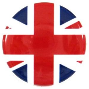 缶バッジ 国旗 イギリス ユニオンジャック 38mm ピンバッジ