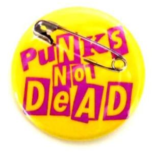 缶バッジ　音楽　PUNKS NOT DEAD 38ｍｍ　ピンバッジ