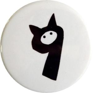 缶バッジ 動物 ハリネズミ 数字 7 38mm ピンバッジ : SHINSEITECH