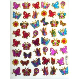 キラキラシール　チョウ　蝶　★★